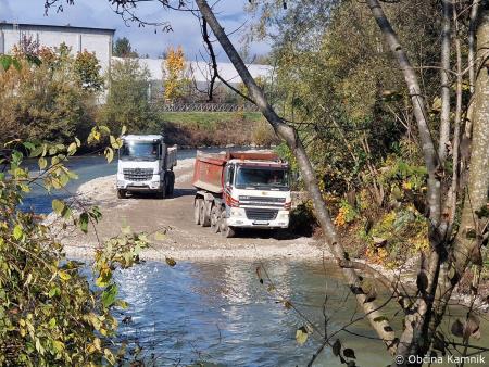 Vzdrževalna dela ob Kamniški Bistrici v naselju Šmarca in Nožice  (8)